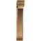Ekena Millwork Thorton Traditional Rough Sawn Bracket w/ Offset Brace, Western Red Cedar, 8"W x 42"D x 48"H BKT0806X42X48THR01RWR - alternate 3